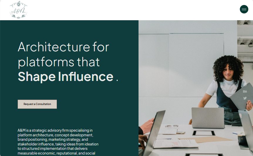 A&M Strategy website