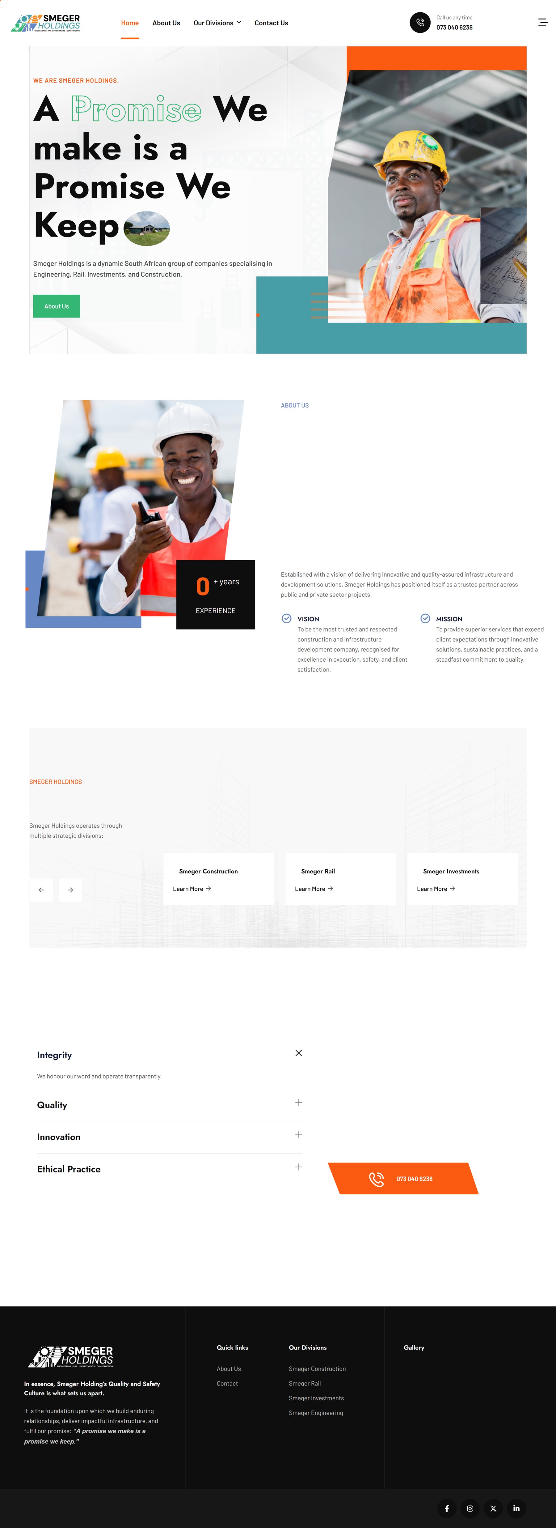 Smeger Group website